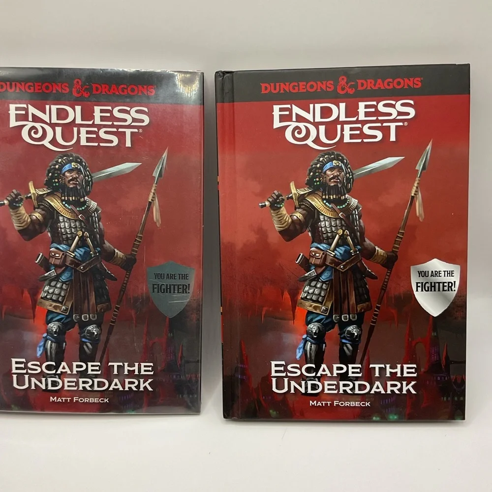 Dungeon & Dragons‎ Hardback Endless Quest: Escape the Underdark Book Fighter D&D
